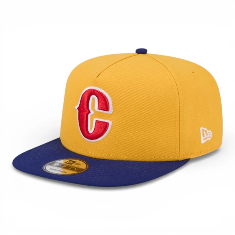 Colombia Yellow and Navy Flag Patch 2026 World Baseball Classic WBC New Era 9FIFTY A-Frame Snapback Hat