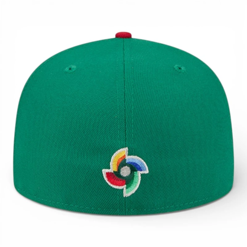 Mexico Green and Red 2026 World Baseball Classic WBC New Era 59FIFTY Fitted Hat