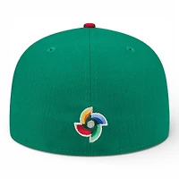 Mexico Green and Red 2026 World Baseball Classic WBC New Era 59FIFTY Fitted Hat