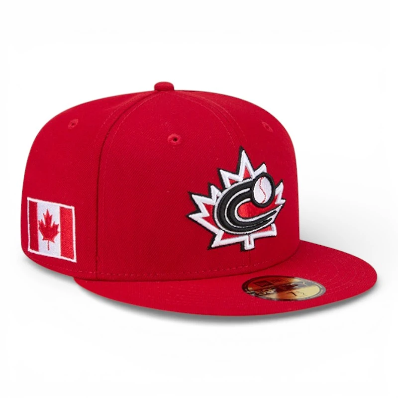 Canada Red 2026 World Baseball Classic WBC New Era 59FIFTY Fitted Hat