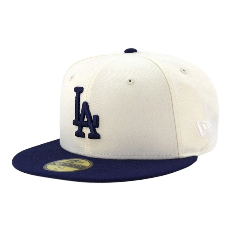 Los Angeles Dodgers Chrome and Blue Back to World Champions Patch Grey UV New Era 59FIFTY Fitted Hat