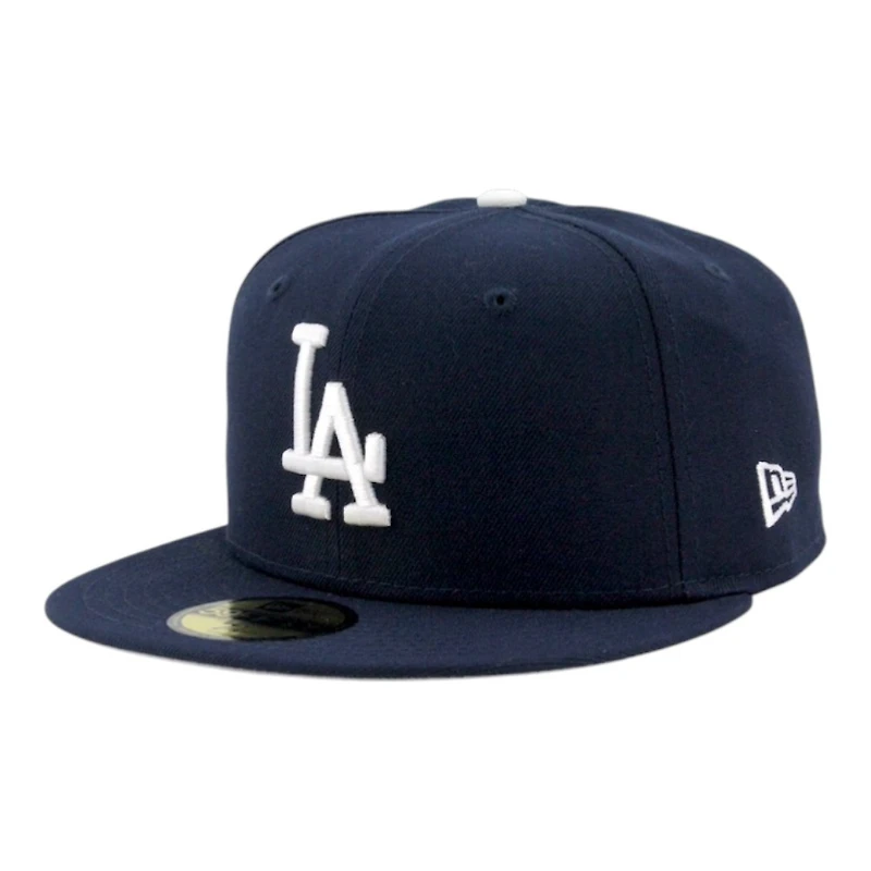 Los Angeles Dodgers Dark Blue Back to World Champions Patch Grey UV New Era 59FIFTY Fitted Hat