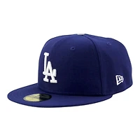 Los Angeles Dodgers Royal Blue Back to World Champions Patch Grey UV New Era 59FIFTY Fitted Hat