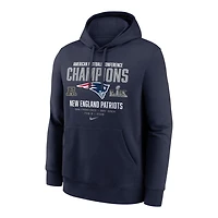 New England Patriots Navy Nike 2025 AFC Champions Team Nation Hoodie