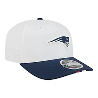 New England Patriots White 2025 NFL Training Camp New Era 9SEVENTY Adjustable Snapback Hat
