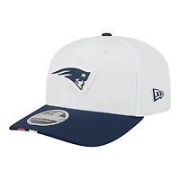 New England Patriots White 2025 NFL Training Camp New Era 9SEVENTY Adjustable Snapback Hat