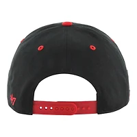 New England Patriots Black and Red Diamond Cut '47 Hitch Snapback Hat