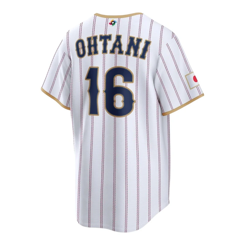 Japan Shohei Ohtani White 2026 World Baseball Classic WBC Nike Jersey