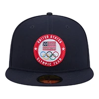 USA Navy United States Olympic Team New Era 59FIFTY Fitted Hat