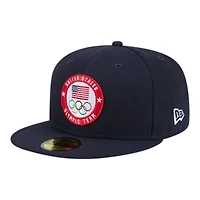 USA Navy United States Olympic Team New Era 59FIFTY Fitted Hat