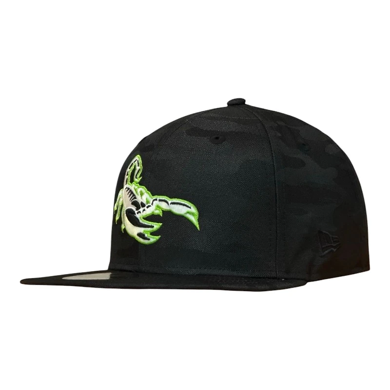 Scottsdale Scorpions Black Camo AZ Fall League Patch Gray UV New Era 59FIFTY Fitted Hat