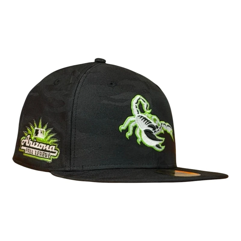 Scottsdale Scorpions Black Camo AZ Fall League Patch Gray UV New Era 59FIFTY Fitted Hat