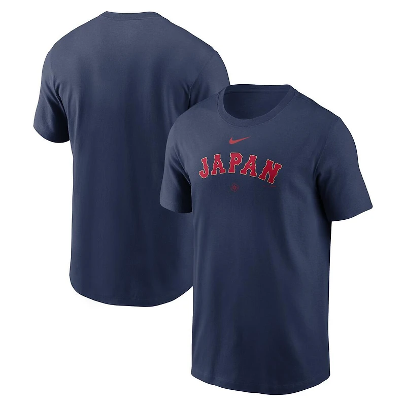 Japan Baseball Nike World Classic Navy Wordmark Shirt