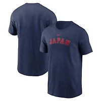 Japan Baseball Nike World Classic Navy Wordmark Shirt