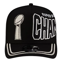 Seattle Seahawks Black Super Bowl LX Champions Parade New Era 9FIFTY A-Frame Snapback Hat
