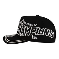 Seattle Seahawks Black Super Bowl LX Champions Parade New Era 9FIFTY A-Frame Snapback Hat