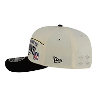 Seattle Seahawks Cream and Black Super Bowl LX Champions Locker Room Trophy Collection New Era 9SEVENTY Adjustable Hat