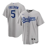 Youth los Angeles Dodgers Freddie Freeman Grey Baseline Nike Jersey