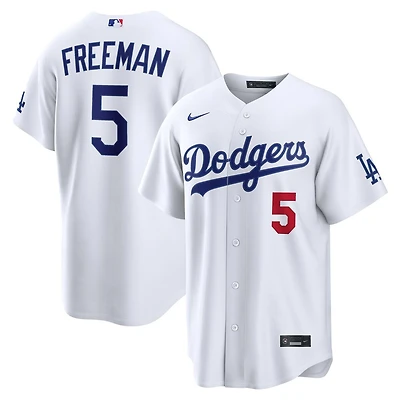 Los Angeles Dodgers Freddie Freeman White Home Nike Stadium Player Jersey