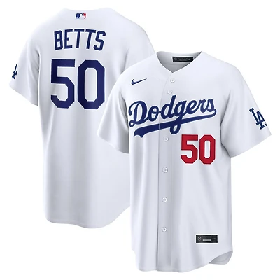 Los Angeles Dodgers Mookie Betts White Home Nike Stadium Player Jersey