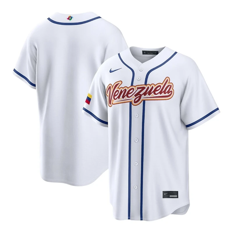 Team Venezuela White 2026 World Baseball Classic WBC Replica Nike Jersey