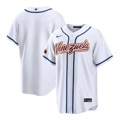 Team Venezuela White 2026 World Baseball Classic WBC Replica Nike Jersey