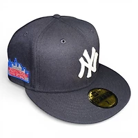 New York Yankees Navy Washington Heights Patch DR Batty Kelly Green UV Era 59FIFTY Fitted Hat