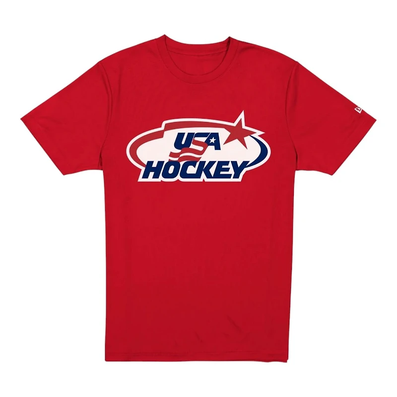 USA Hockey Red New Era T-Shirt