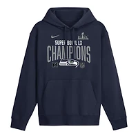 Seattle Seahawks College Navy Super Bowl LX Champions Going Yard Nike Fleece Hoodie