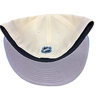 Utah Mammoth Chrome and Blue State of Alternate Logo Grey UV New Era 59FIFTY Fitted Hat