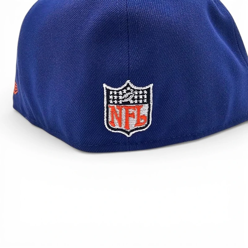 Denver Broncos Majestic Blue Oceanside 2T Leon the Lab Superbowl XXXII Patch Green UV New Era 59FIFTY Fitted Hat