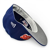 Denver Broncos Majestic Blue Leon the Lab 2002 Pro Bowl Patch Grey UV New Era 59FIFTY Fitted Hat