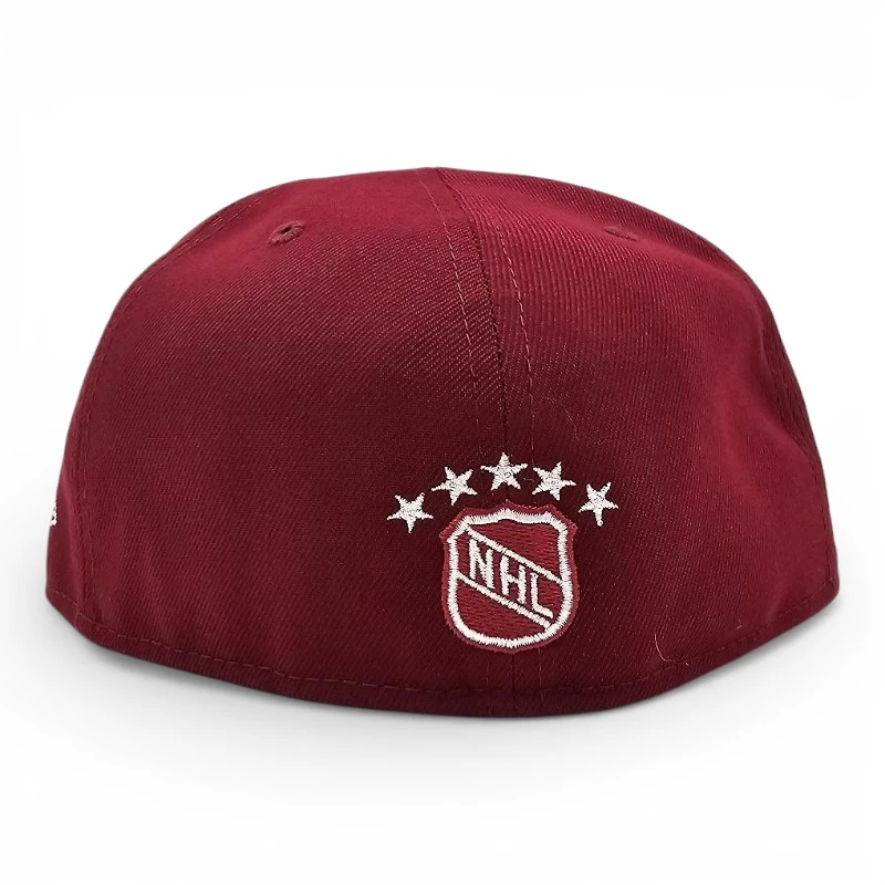 Quebec Nordiques Cardinal Leon the Lab Established 1979 Patch Grey UV New Era 59FIFTY Fitted Hat