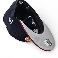 Denver Nuggets Navy Cardinal 2T Leon the Lab 2005 All Star Game Patch Grey UV New Era 59FIFTY Fitted Hat