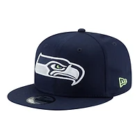 Seattle Seahawks Navy Super Bowl LX Champions Patch New Era 9FIFTY Snapback Hat