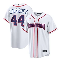 Dominican Republic Julio Rodriguez White 2026 World Baseball Classic WBC Nike Jersey