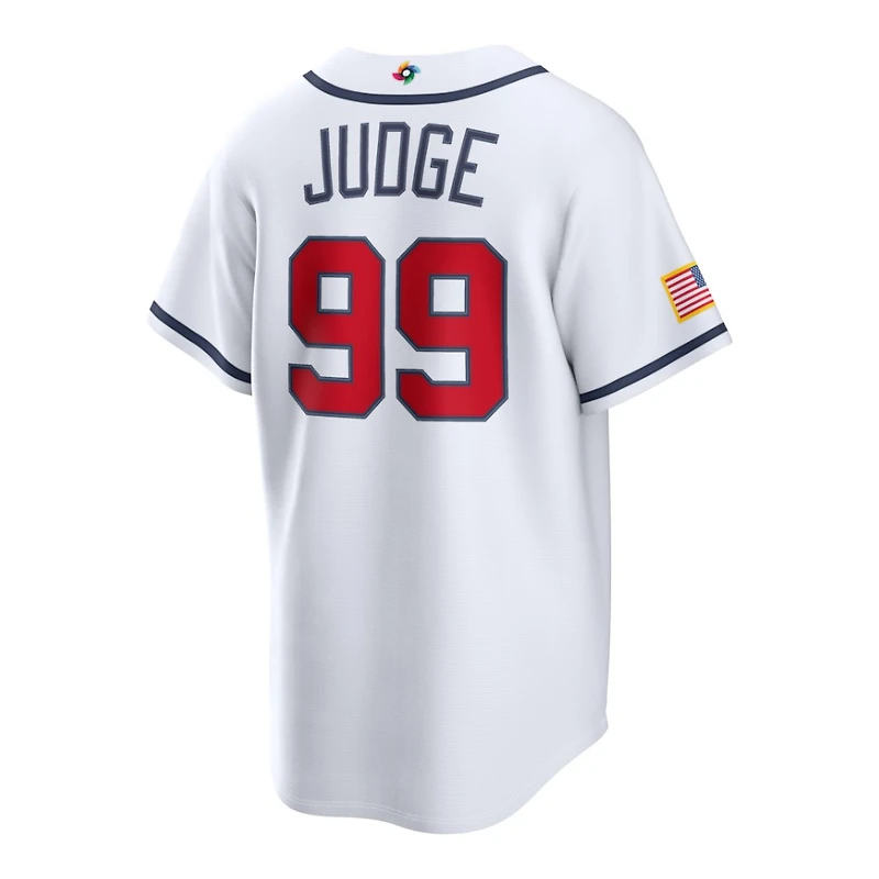 Team USA Aaron Judge White 2026 World Baseball Classic WBC Nike Home Stadium Jersey