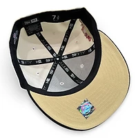 Stockton Ports Chrome and Black California League Patch MiLB New Era 59FIFTY Fitted Hat