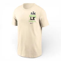 Seattle Seahawks Cream SB LX Champions Long Ball Nike T-Shirt