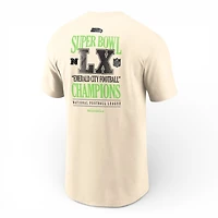 Seattle Seahawks Cream SB LX Champions Long Ball Nike T-Shirt
