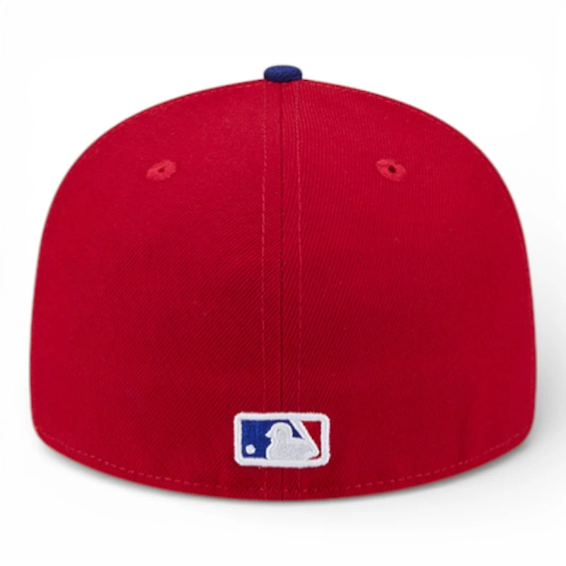 Texas Rangers Red and Royal Blue 2026 Spring Training Patch New Era 59FIFTY Fitted Hat