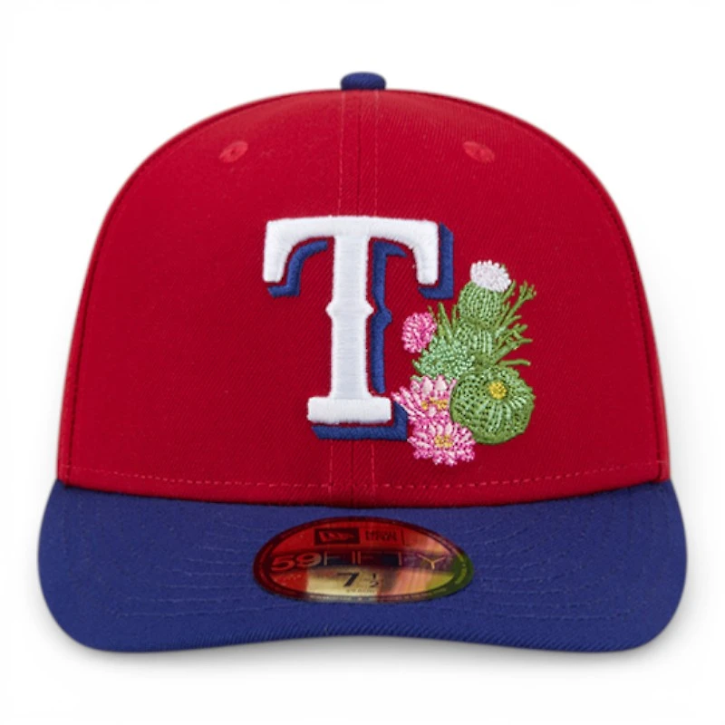 Texas Rangers Red and Royal Blue 2026 Spring Training Patch New Era 59FIFTY Fitted Hat