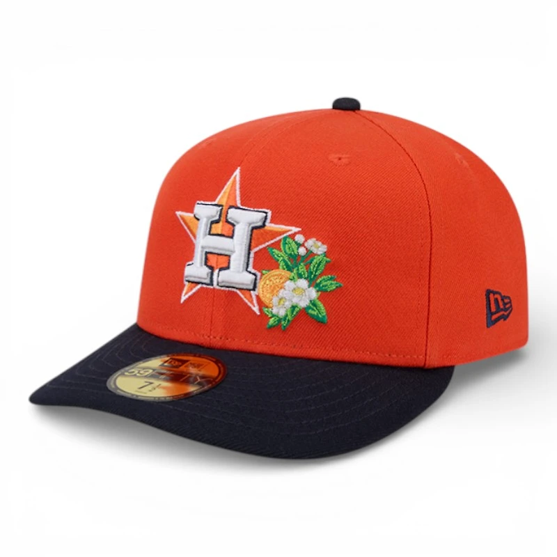 Houston Astros Orange and Navy 2026 Spring Training Patch New Era 59FIFTY Fitted Hat
