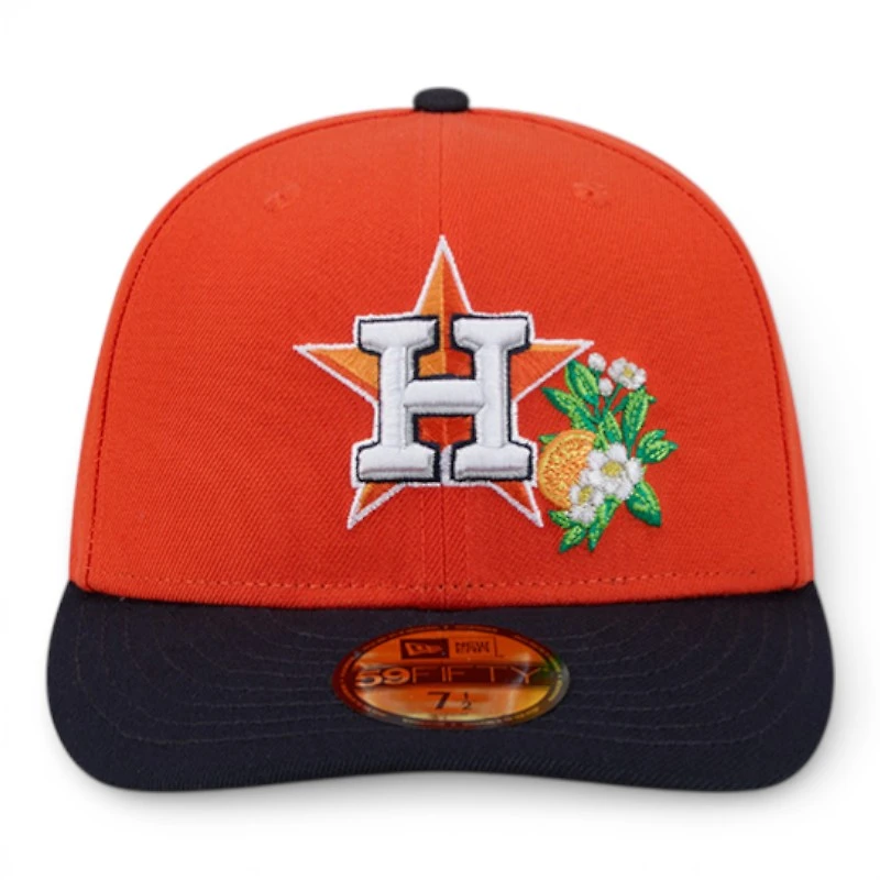 Houston Astros Orange and Navy 2026 Spring Training Patch New Era 59FIFTY Fitted Hat