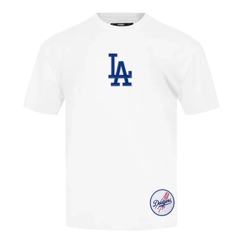 Los Angeles Dodgers White Wingspan Pro Standard Drop Shoulder T-Shirt