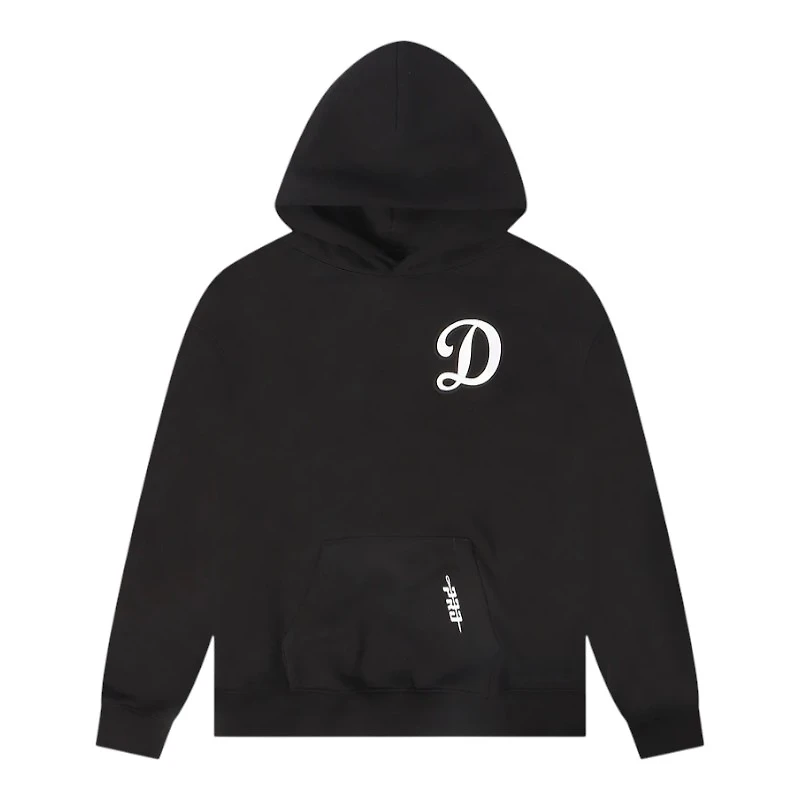 Los Angeles Dodgers Script Wingspan Drop Shoulder Pro Standard Fleece Hoodie