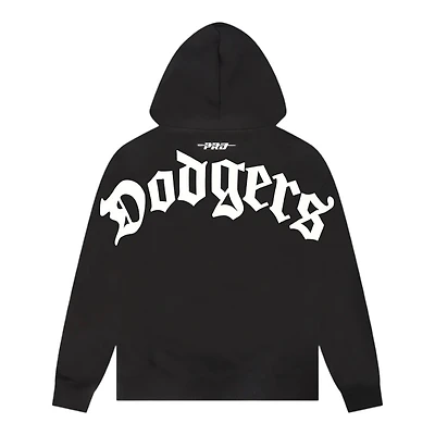 Los Angeles Dodgers Script Wingspan Drop Shoulder Pro Standard Fleece Hoodie
