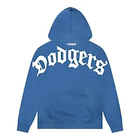 Los Angeles Dodgers Blue Script Wingspan Drop Shoulder Pro Standard Fleece Hoodie