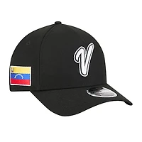 Team Venezuela Black 2026 World Baseball Classic WBC New Era 9FORTY M-Crown A-Frame Snapback Hat