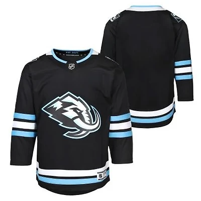 Youth Utah Mammoth Black Home Premium Blank NHL Jersey